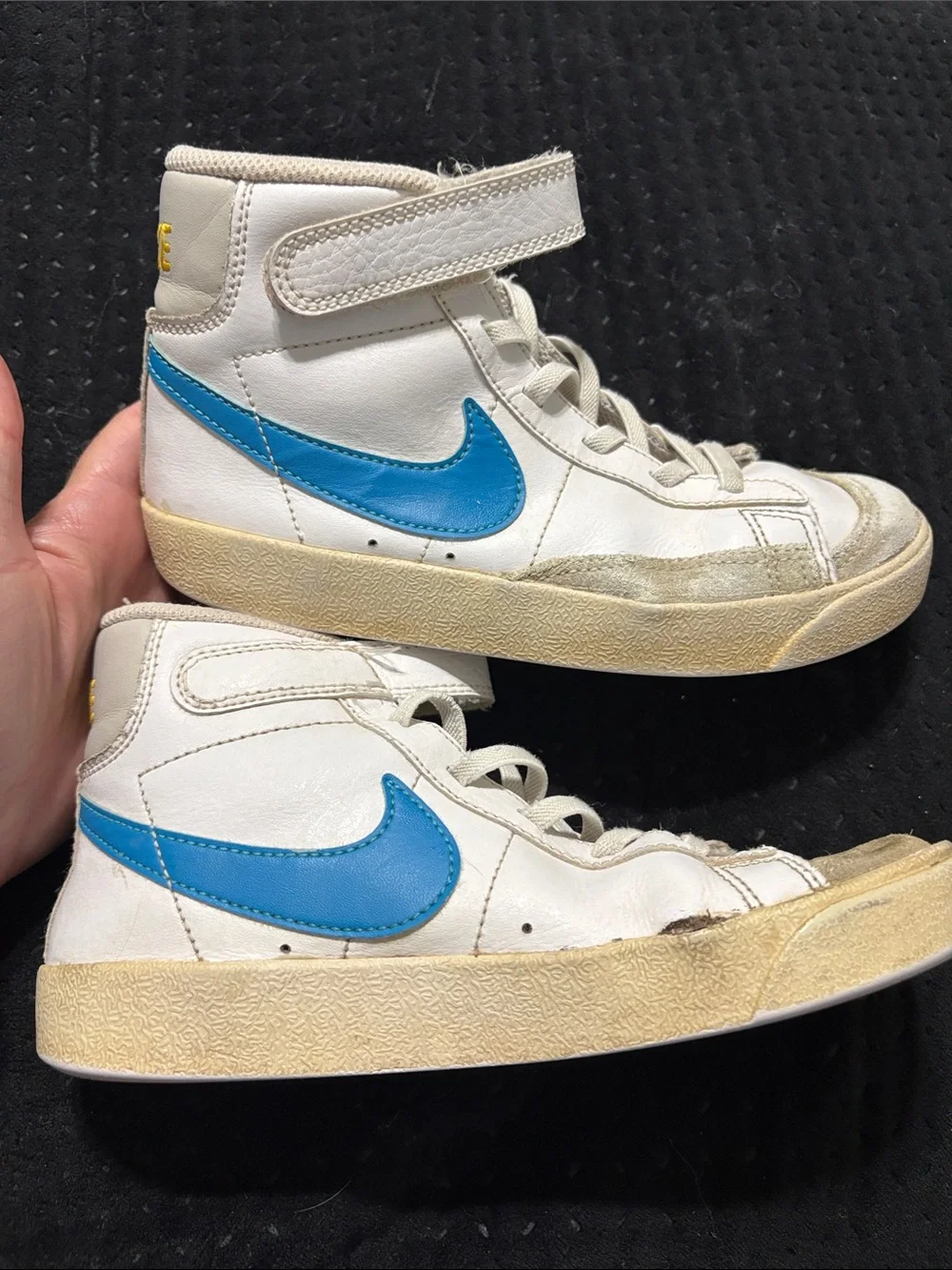Nike white leather